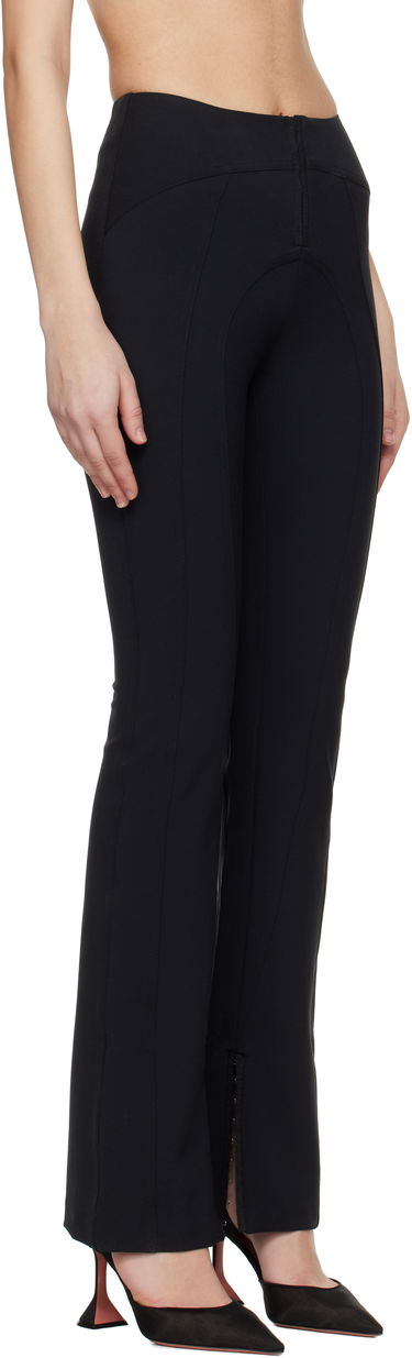 Nohavice GUIZIO Guizio Aurora Hook-Front Flare Trousers Čierna | F23207W015, 1