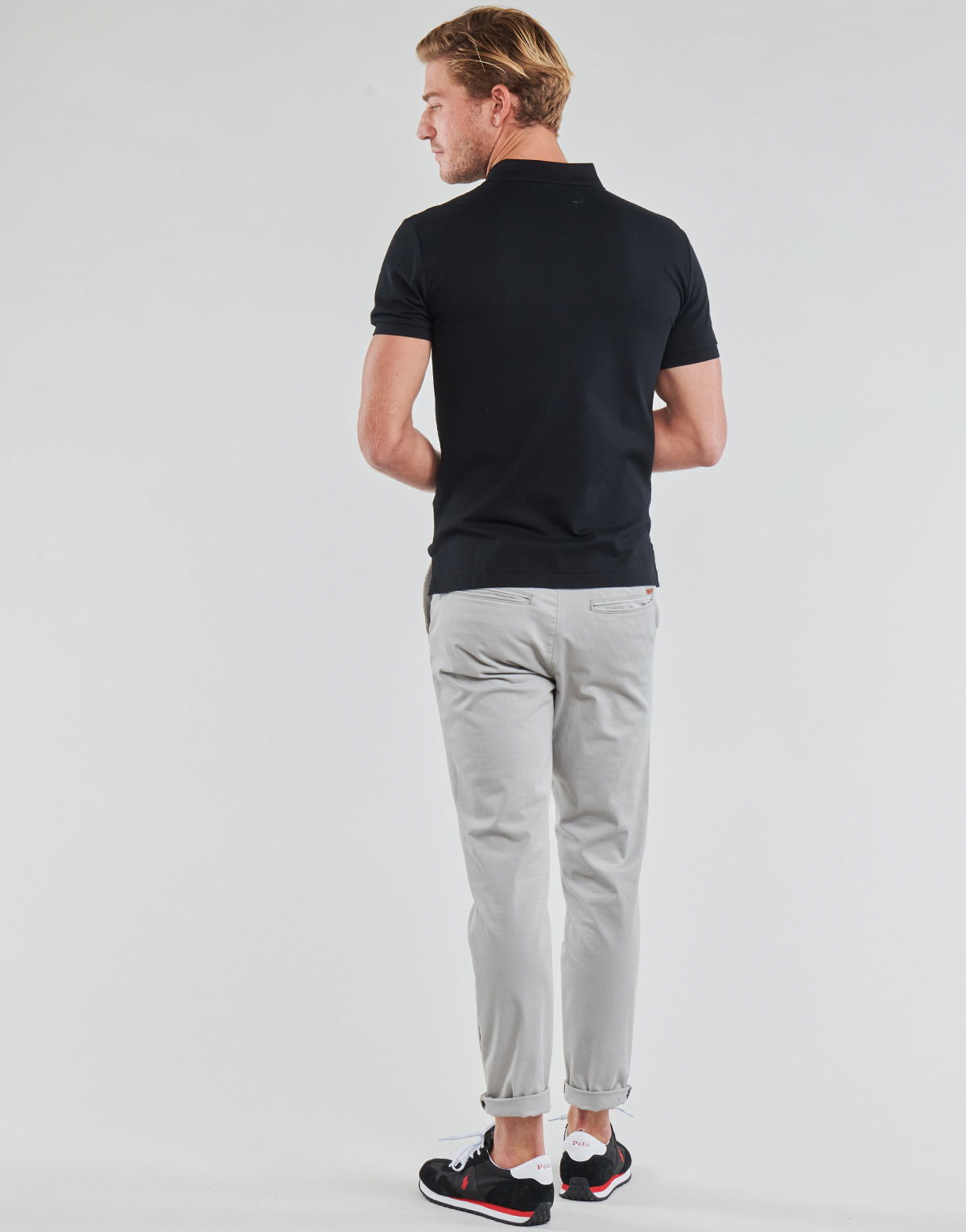 Tričko Polo by Ralph Lauren Polo shirt Polo Ralph Lauren POLO CINTRE SLIM FIT EN COTON STRETCH MESH LOGO PONY PLAYER Čierna | 710541705007-NOS, 0