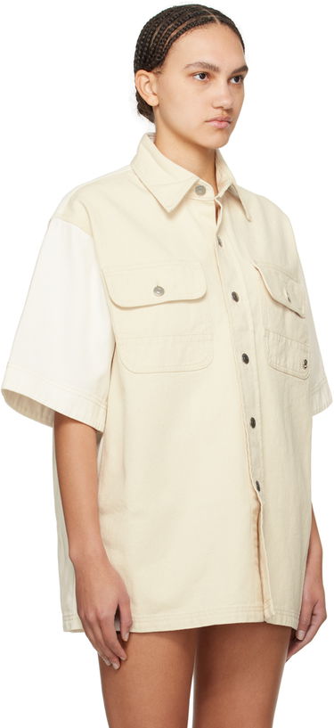Košeľa Stella McCartney Stella McCartney Workwear Denim Shirt Béžová | 6D02513SPH57, 1