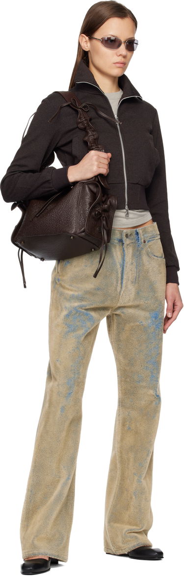 Džínsy Acne Studios Flocked Jeans Béžová | A00563-, 3