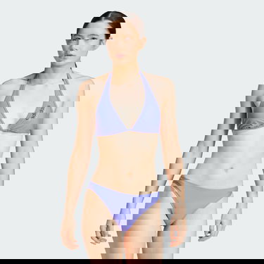 Plavky adidas Performance Halter Bikini Top Fialová | JG8471, 0