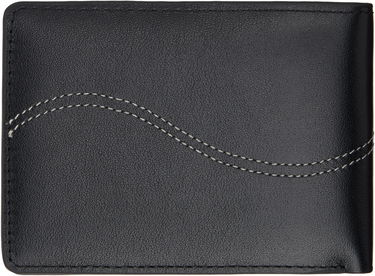 Peňaženka Dime Cursive Leather Bifold Wallet Čierna | DIMEHO2431BLK, 1