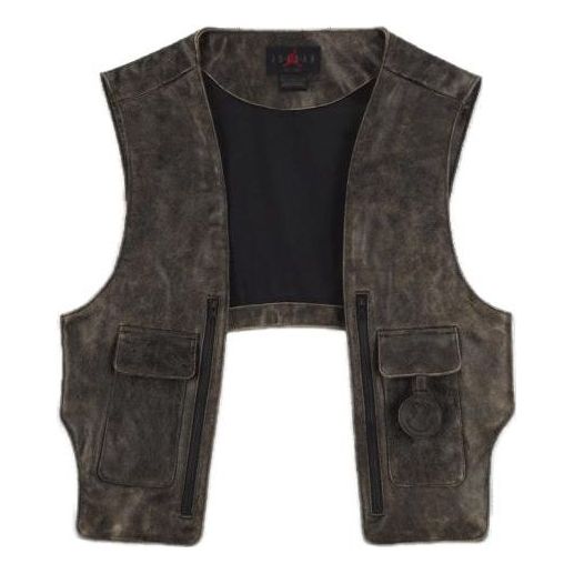 Vesta Jordan Leather Vest by J Balvin Čierna | FJ6134-010, 0