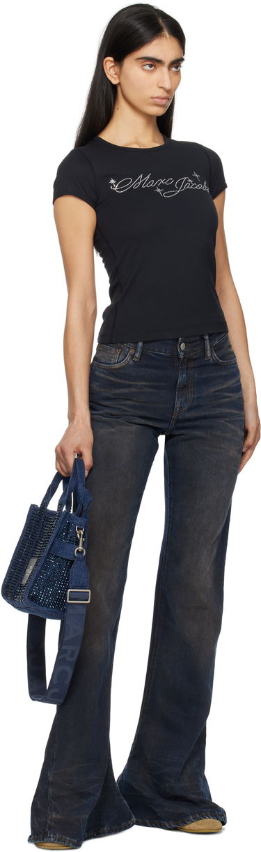 Tote bag Marc Jacobs Marc Jacobs 'The Crystal Denim Small' Tote Bag Modrá | 2S5HTT026H03, 3