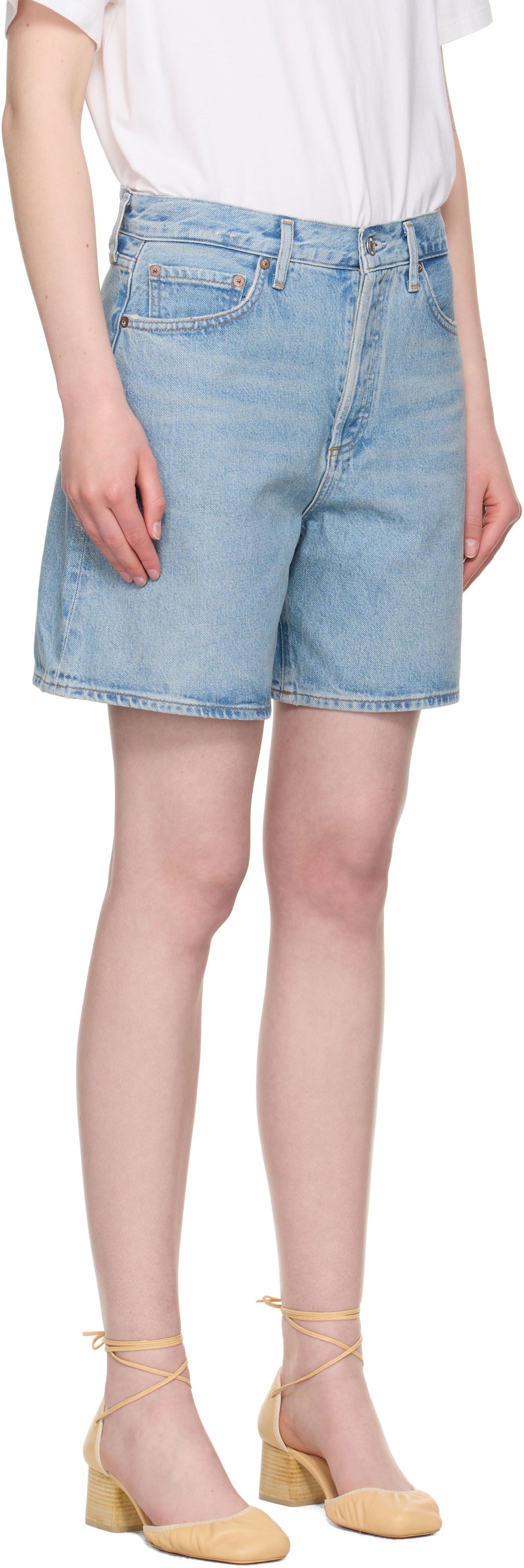 Šortky AGOLDE AGOLDE Dame Denim Shorts Modrá | A221-1206, 1