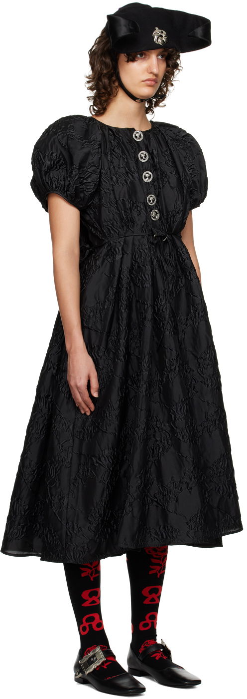 Embroidered Midi Dress