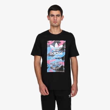 Tričko adidas Originals adidas Originals Camo Print T-Shirt Čierna | HK5157, 1