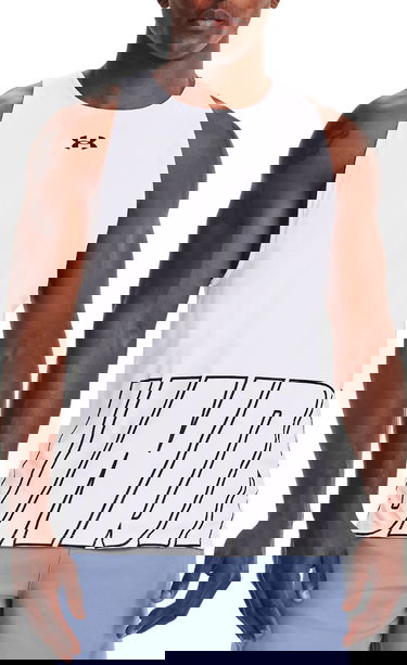 Tielko Under Armour Baseline Reversible Tank Biela | 1361899-100, 0