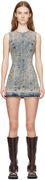 Guess Distressed Denim Minidress