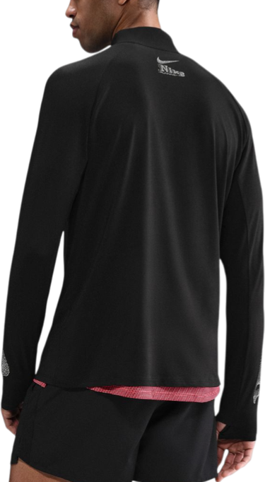 Mikina Nike Nike Stride Long Sleeve Running Top Čierna | ih2816-010, 1