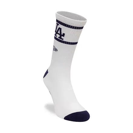 Ponožky New Era New Era MLB Seasonal Crew LA Dodgers Socks Biela | 60595125, 0