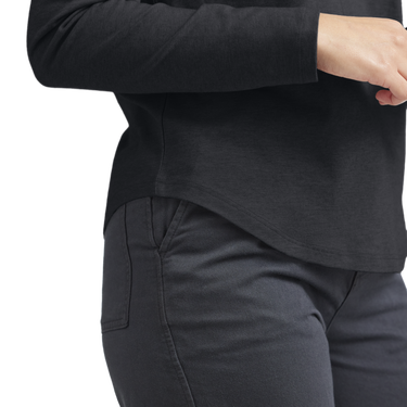 Tričko Allbirds Merino Wool Long Sleeve T-Shirt, Size XS Čierna | A11503W, 2
