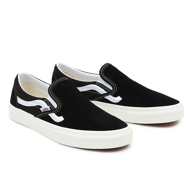 Tenisky a topánky Vans Classic Slip-On Sidestripe Čierna | VN0A5JMHBL8