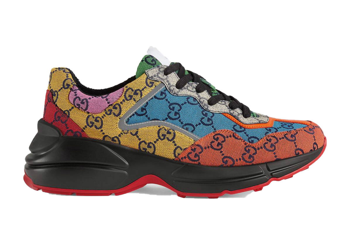Tenisky a topánky Gucci Rython GG 'Multicolor Black' Rôznofarebný | 663659 2UZK0 7072, 0