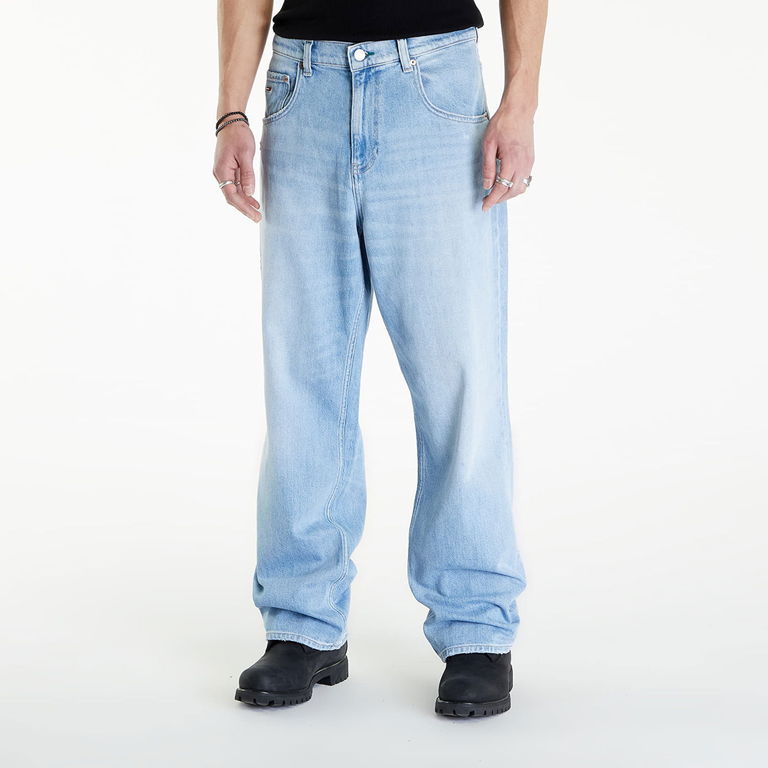 Džínsy Tommy Hilfiger Tommy Jeans Aiden Baggy Jean Modrá | DM0DM19161 1AA, 0