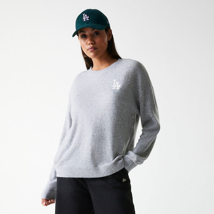 Sveter New Era New Era MLB LA Dodgers Knit Sweater Šedá | 60684495