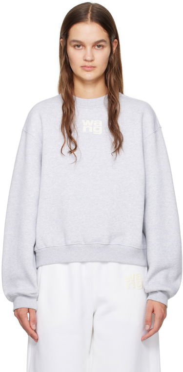 Mikina Alexander Wang Crewneck Sweatshirt Šedá | 4CC3221360, 0