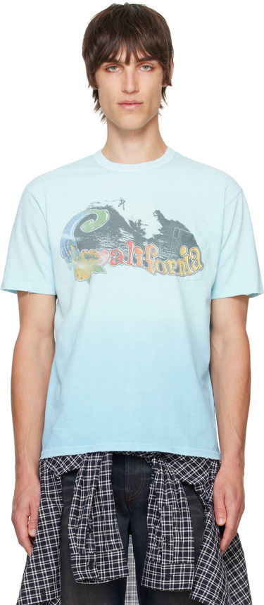 Tričko ERL ERL California Wave Graphic T-Shirt Modrá | ERL09T002, 0
