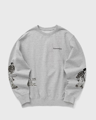 Mikina thisisneverthat SKETCH EMBROIDERY CREWNECK Sweatshirt Šedá | TN243TSWCW04HGR, 0