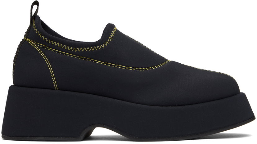 Tenisky a topánky GANNI GANNI Retro Flatform Loafers Čierna | S1948