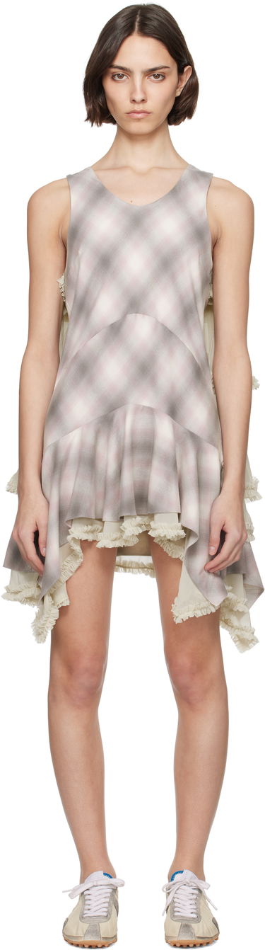 Šaty Collina Strada Collina Strada Phlox Layered Mini Dress Béžová | XX4036, 0