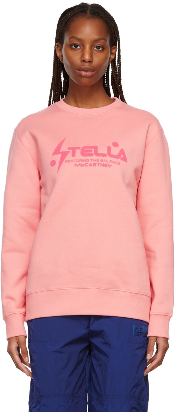 Mikina Stella McCartney Logo Sweatshirt Ružová | 601847SNP10, 0