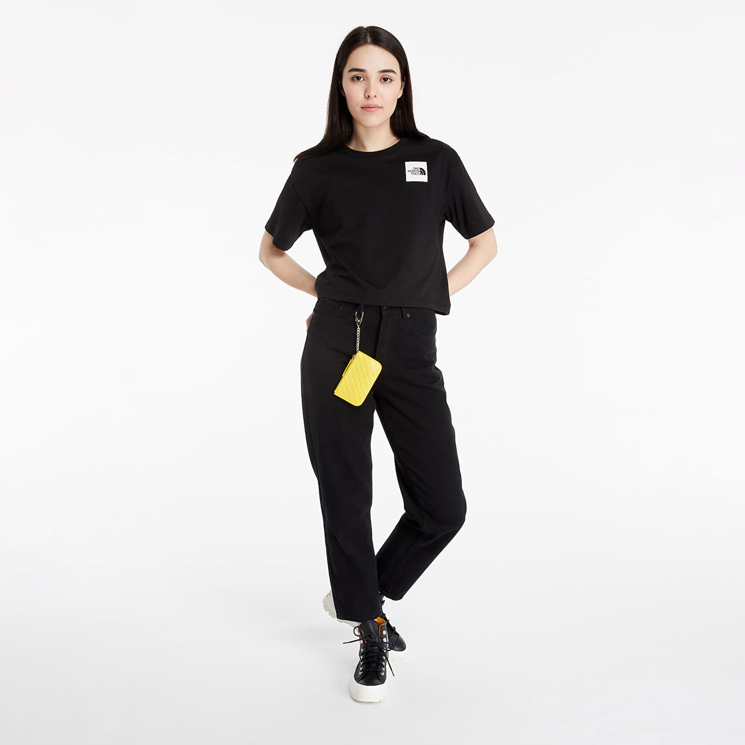 Tričko The North Face Cropped Fine Tee Čierna | NF0A4SY9JK31, 1