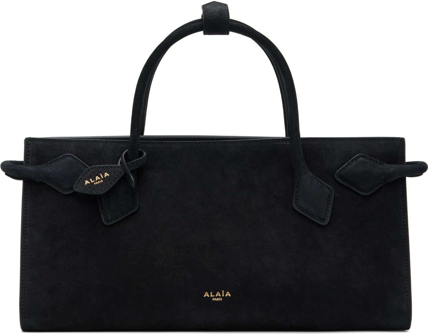 Tote bag Alaïa ALAÏA Small Suede Hand Tote Čierna | AA1S14033CA214, 0