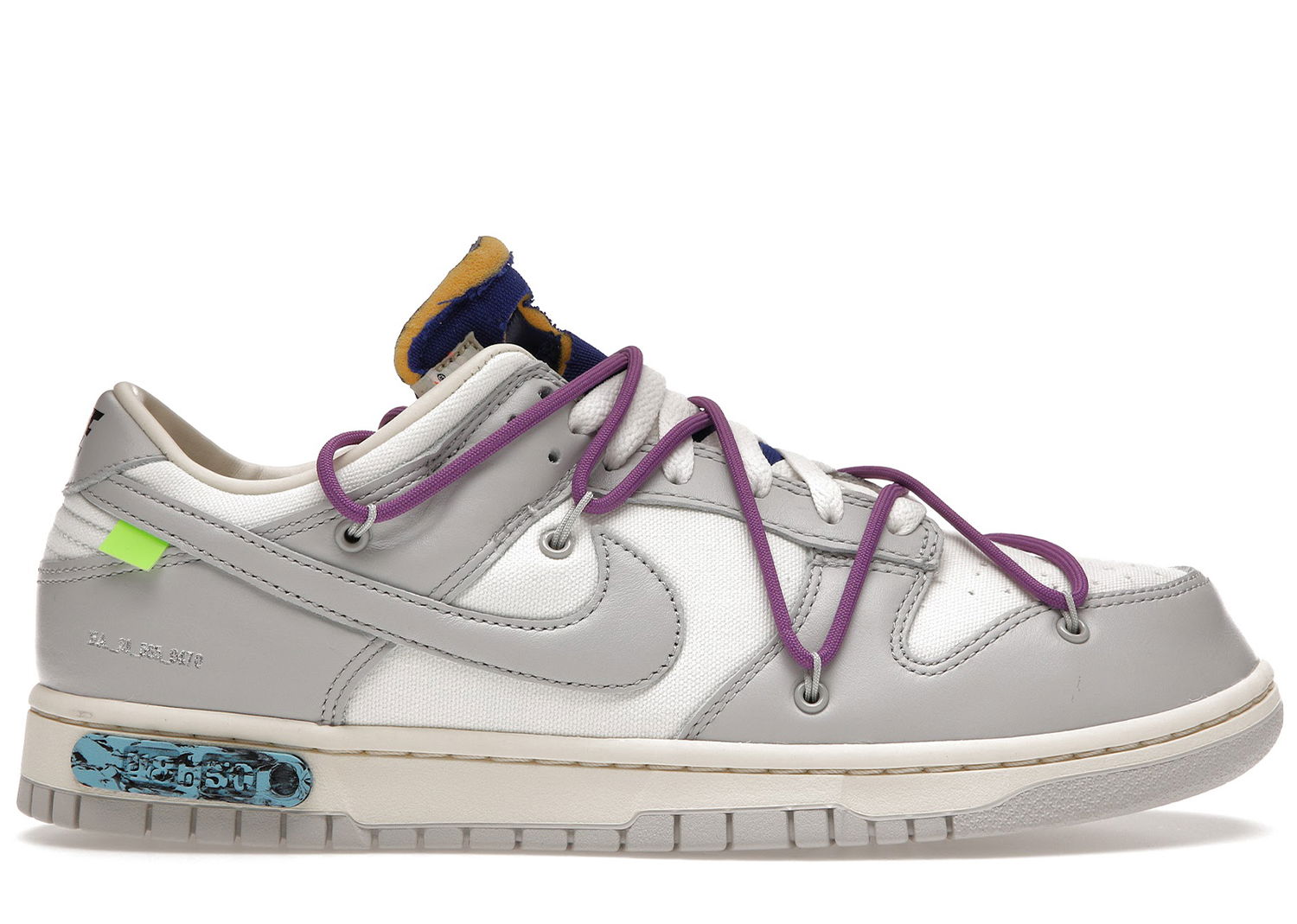 Tenisky a topánky Nike Dunk Low Off-White Lot 48 Šedá | DM1602-107, 0