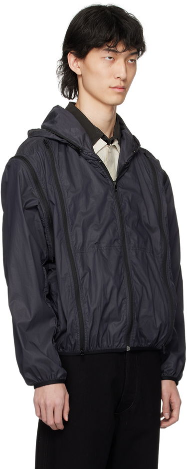 Vetrovka LEMAIRE LEMAIRE Zip Hooded Jacket Čierna | OW1061 LF1243, 1