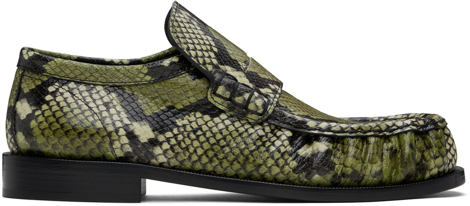 Tenisky a topánky Dries Van Noten Leather Loafers Zelené | MS242-1324, 0
