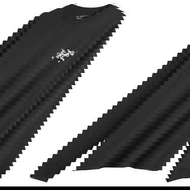 Tričko Arcteryx Kragg SL Cotton Bird Tile Long Sleeve T-Shirt, Size Medium Čierna | X000009537-021941, 0
