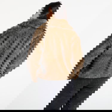 Bunda Urban Classics Short Faux Fur Jacket Hnedá | TB8120-01591, 3