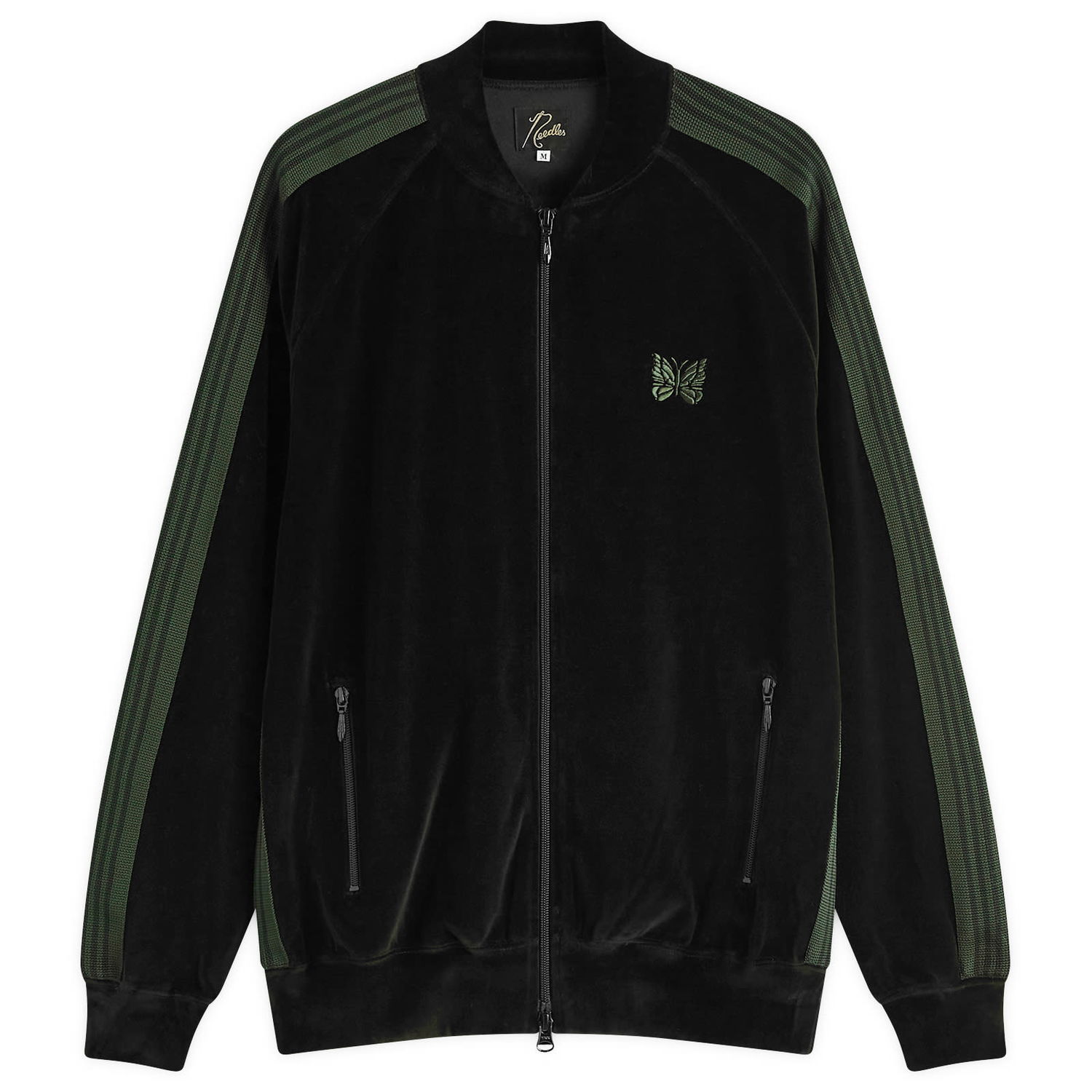 Bomber bunda Needles Velour Track Jacket Čierna | PU278-C, 0