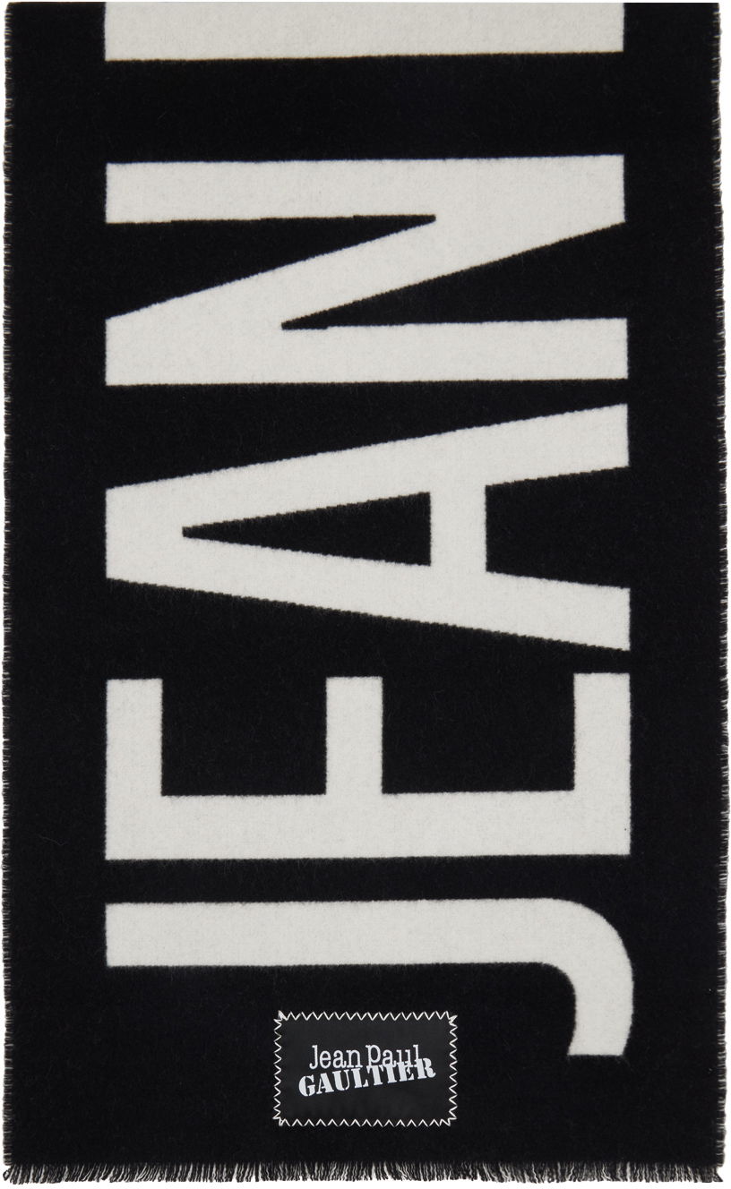 Šál Jean Paul Gaultier Gaultier 'The Jean Paul Gaultier' Logo Scarf Čierna | 24/30-U-EC035P-C549-0001, 0