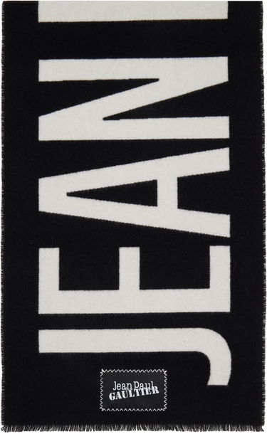 Šál Jean Paul Gaultier Gaultier 'The Jean Paul Gaultier' Logo Scarf Čierna | 24/30-U-EC035P-C549-0001, 0