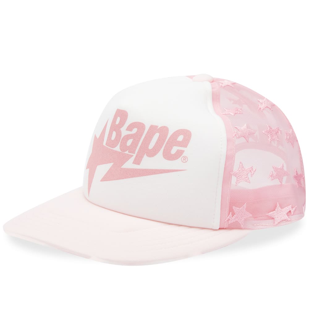 Šiltovka BAPE A Bathing Ape STA Mesh Cap Ružová | 001CPI201003F-PNK, 0