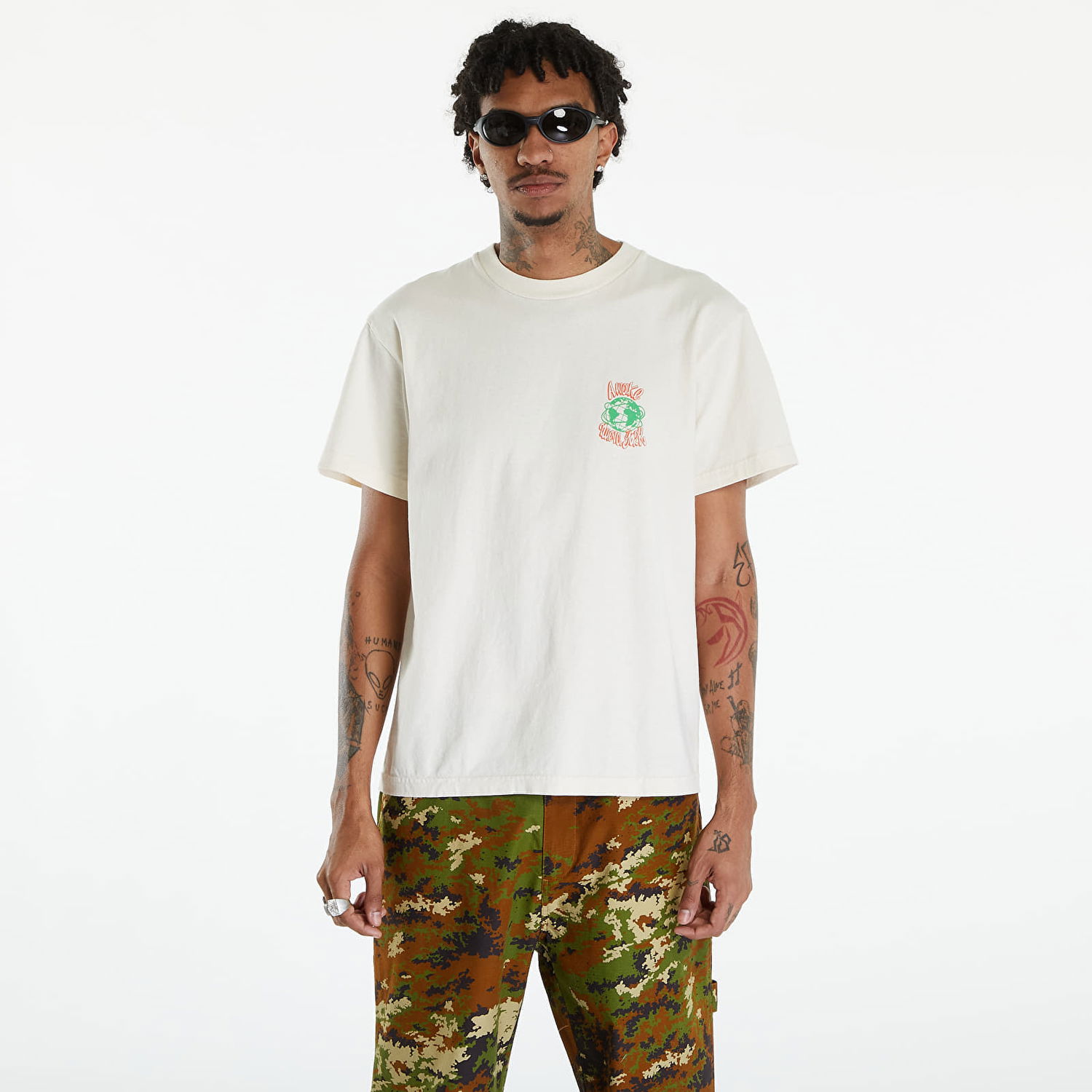 Tričko Awake NY Crawford Tee Off White Biela | AWK-SP24-TS005-WHI, 0