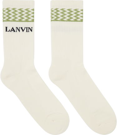 Ponožky LANVIN Lanvin Curb Socks Biela | AM-SABSK2-1CCU-P25, 0