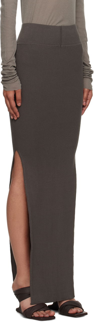 Sukňa Rick Owens Rick Owens Concordians Sacriskirt Midi Skirt Šedá | RP02E4619 RIBVI, 1