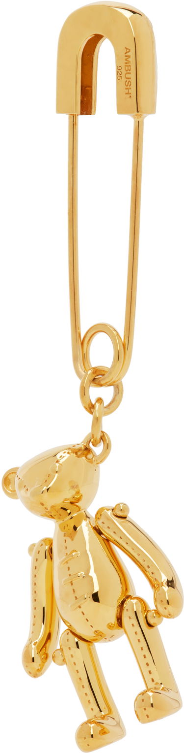 Kľúčenka Ambush AMBUSH Teddy Bear Charm Single Earring Metalická | 12111158, 1