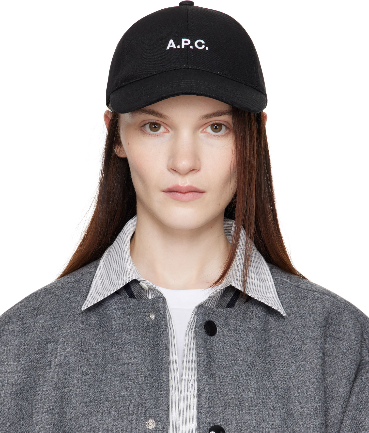 Šiltovka A.P.C. Designer Baseball Cap Čierna | COHFK-M24069, 0