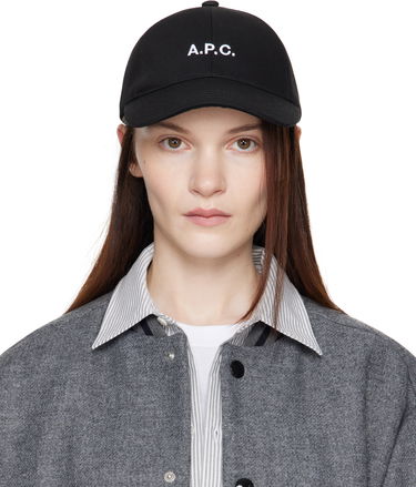Šiltovka A.P.C. Designer Baseball Cap Čierna | COHFK-M24069, 0
