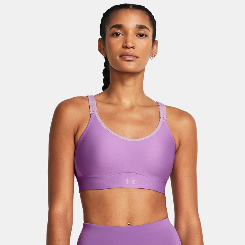 Podprsenka Under Armour Infinity 2.0 Mid Sport-BH für Damen Provence Violett / Violett Ace L A-C Fialová | 1384123-560-L A, 0