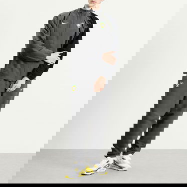 Bunda Nike Brazil Reissue Track Jacket in Grey/Yellow/White Šedá | HV4437-021, 4