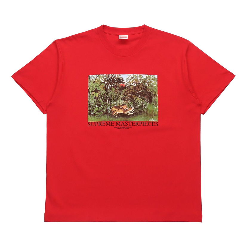 Tričko Supreme Masterpieces Landscape Print T-Shirt Červená | SUP-SS20-328