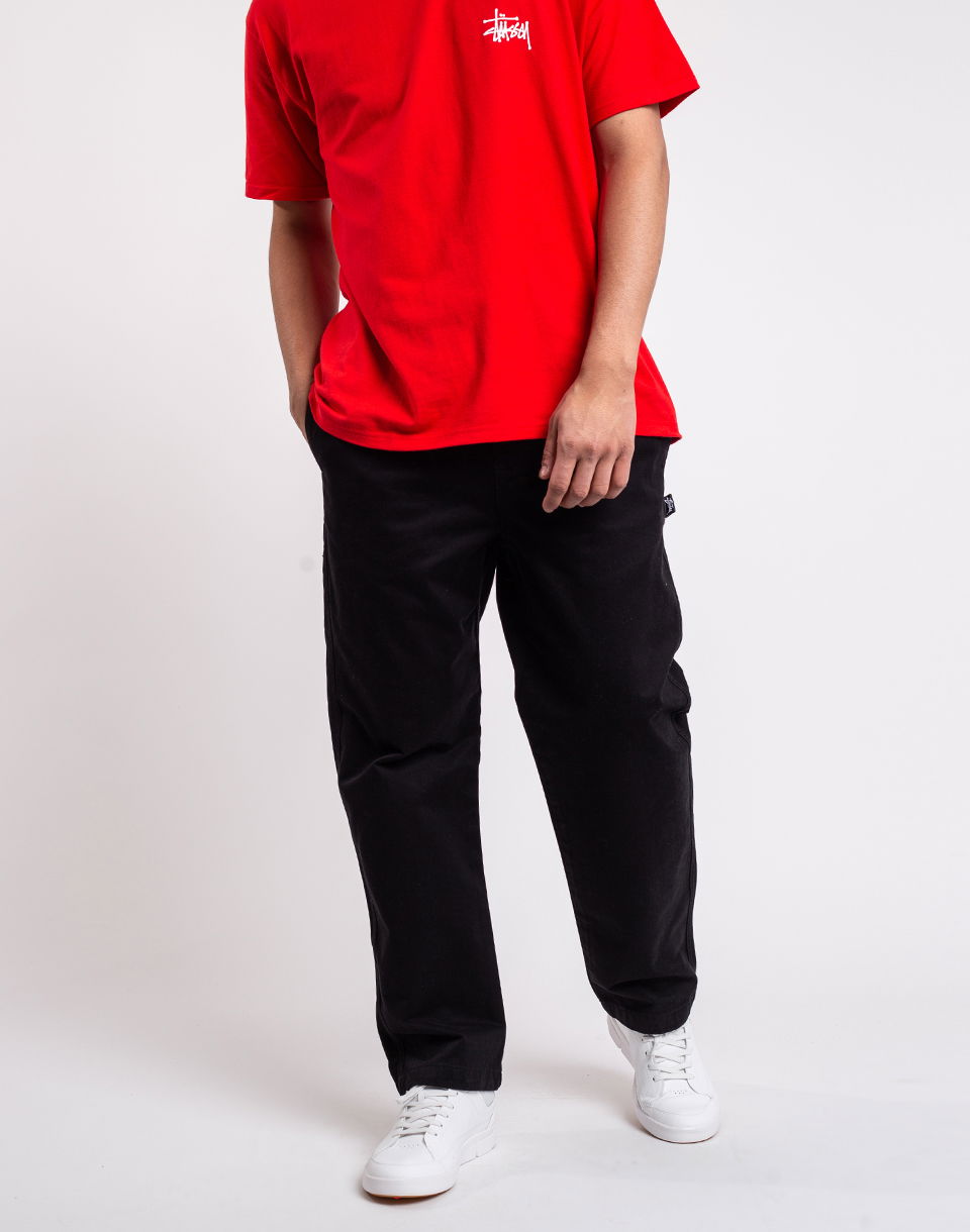 Nohavice Stüssy Brushed Beach Pant Čierna | 116553, 0
