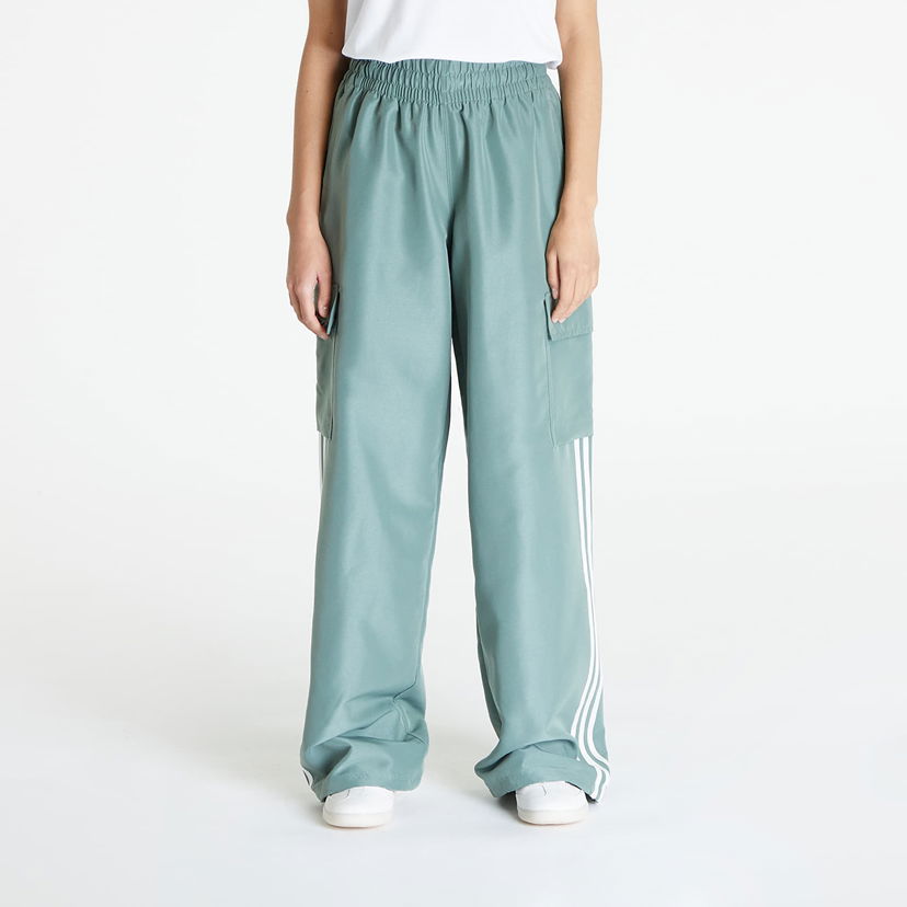 Nohavice a džínsy adidas Originals cargo pants Adicolor 3-Stripes Cargo Pants Tyrkysová | IZ0716