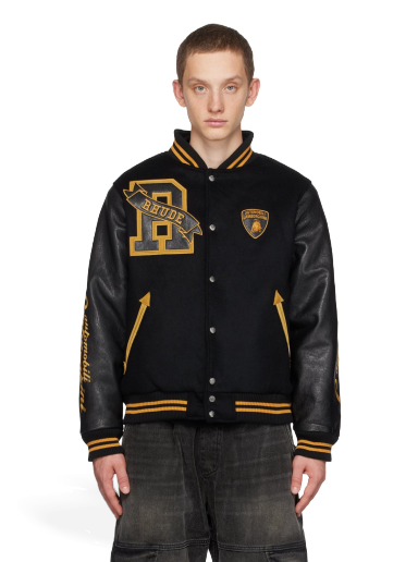 Bomber bunda Rhude Automobil Lamborghini Edition Atten Bomber Jacket Čierna | RHFW23JA61504056