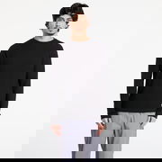 Layers Wool Waffle Round Neck Long Sleeve Top